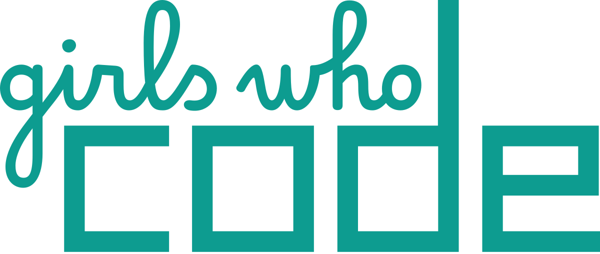 May contain the text "girls who CODE" in teal.