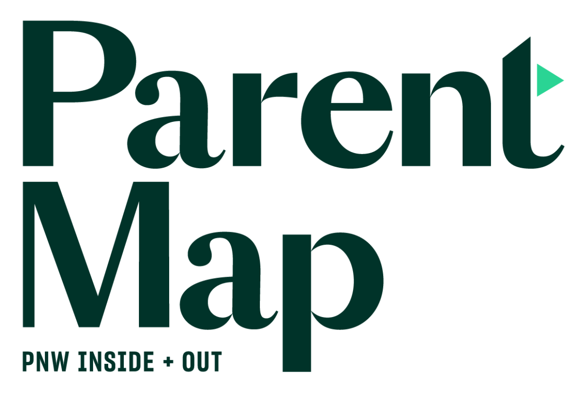 May contain the text "Parent Map PNW INSIDE + OUT" with a green triangle symbol.