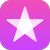 May contain a white star icon against a pink and purple gradient background.