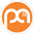 May contain a circular logo with a white, stylized, lowercase "pa" monogram on an orange background.